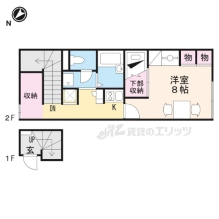 レオパレス高宮K2218の間取り