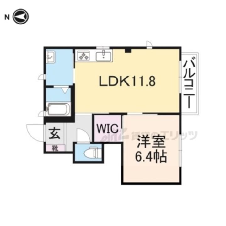 橘ハイツの間取り