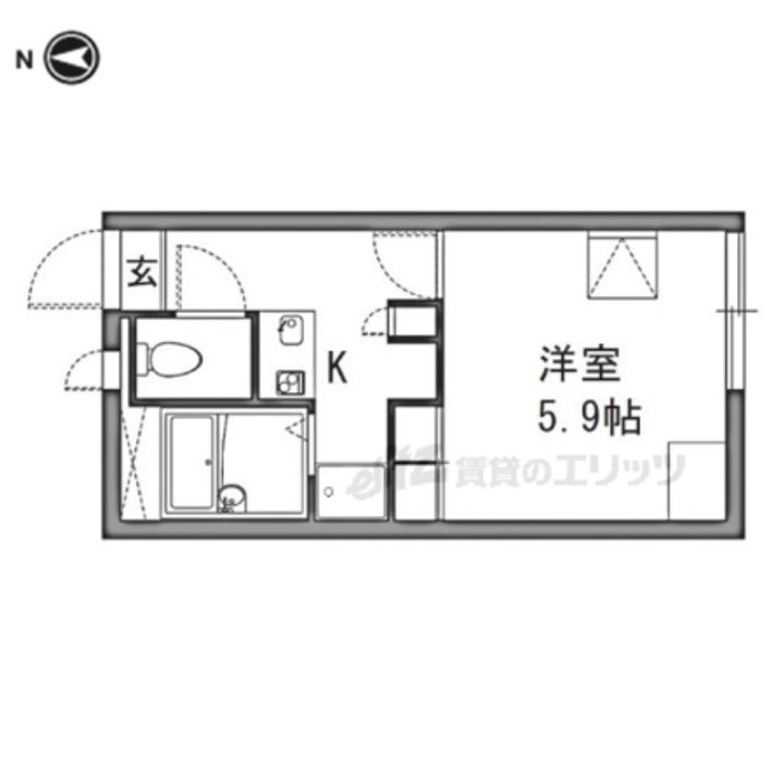 レオパレス国守の間取り