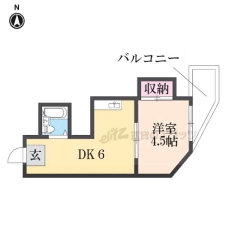ヒューマンハウス401の間取り
