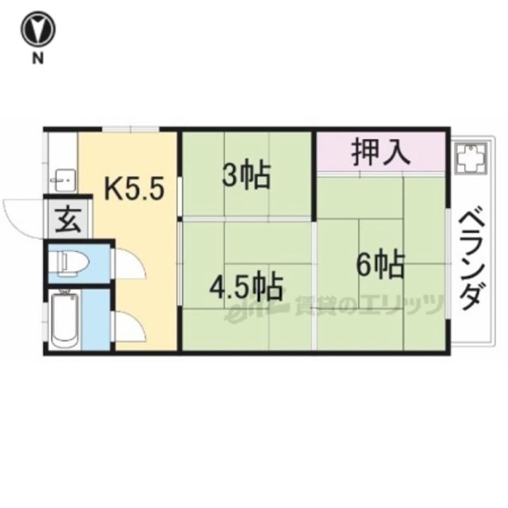 今井荘の間取り