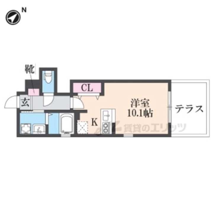 R‐6Court107の間取り