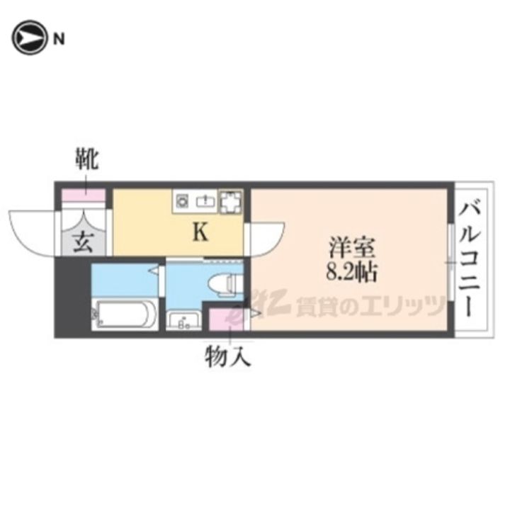 牧野駅前TNビル104の間取り