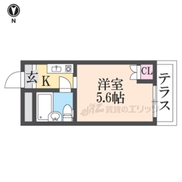 ランドヒルパート?105の間取り