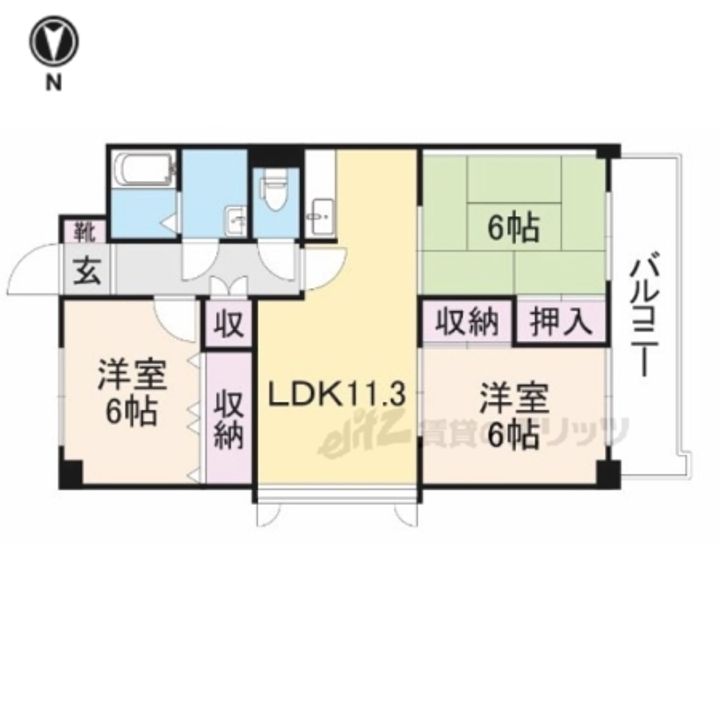 ピエモンヌ東山の間取り