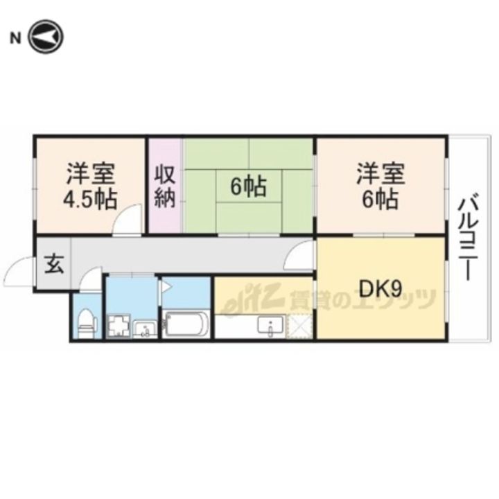 グランメールシマノの間取り