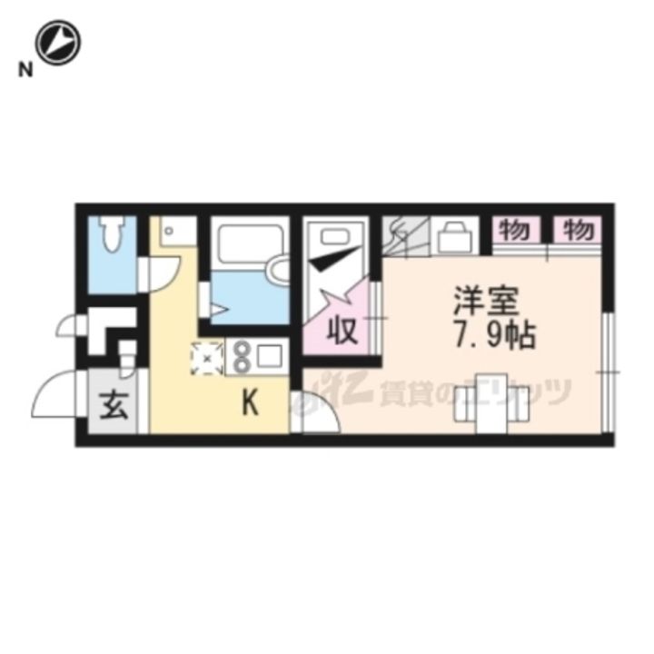 レオパレスAoi?108の間取り