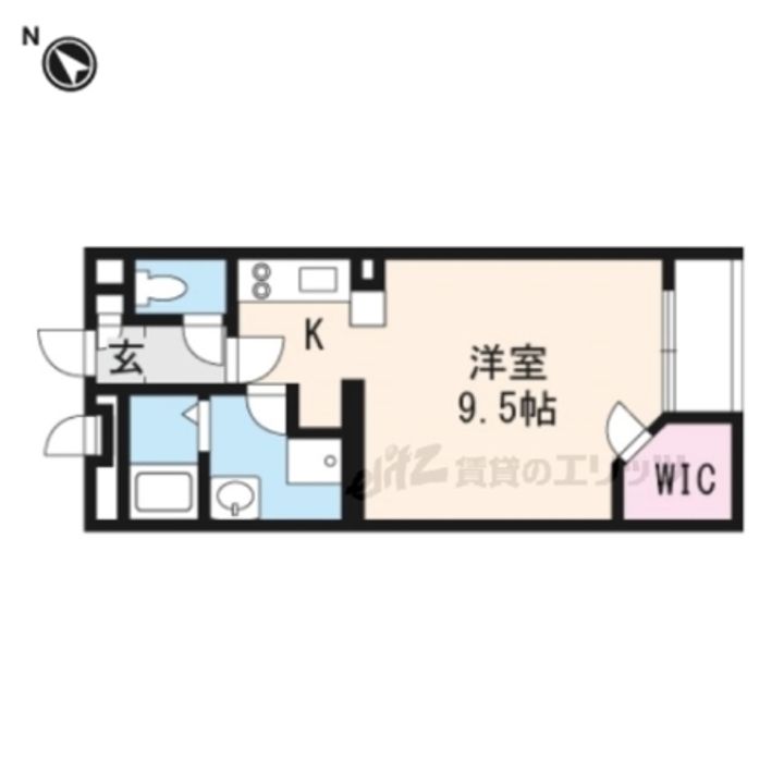 レオネクストレイクチャー102の間取り