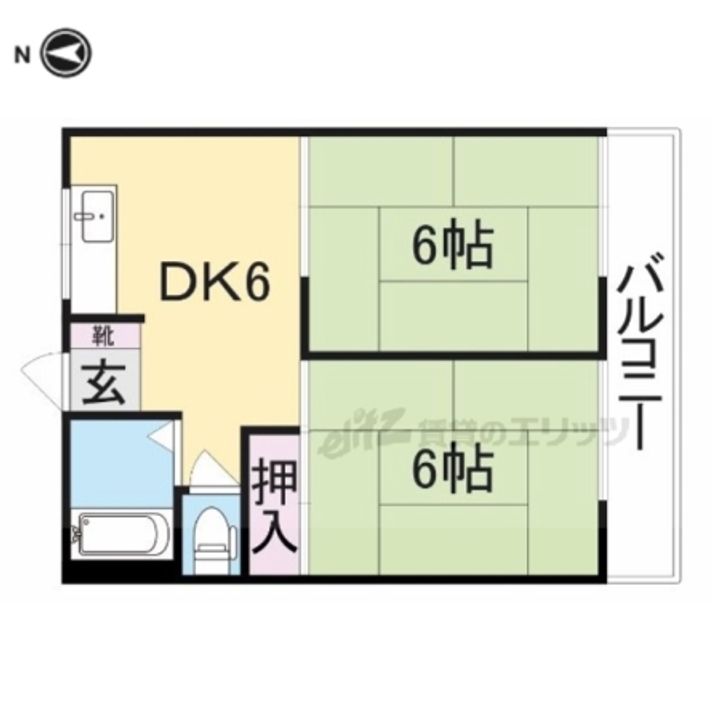 ニュー芝ハイツ210の間取り