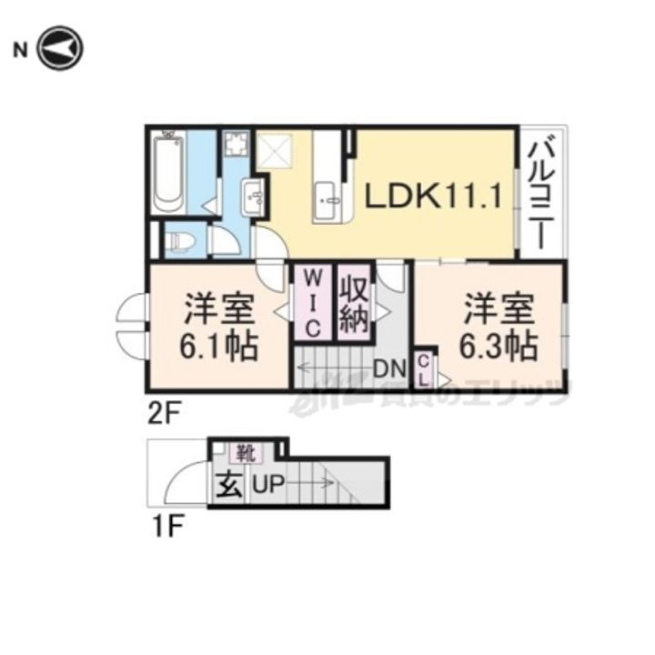 ミルキーコートの間取り