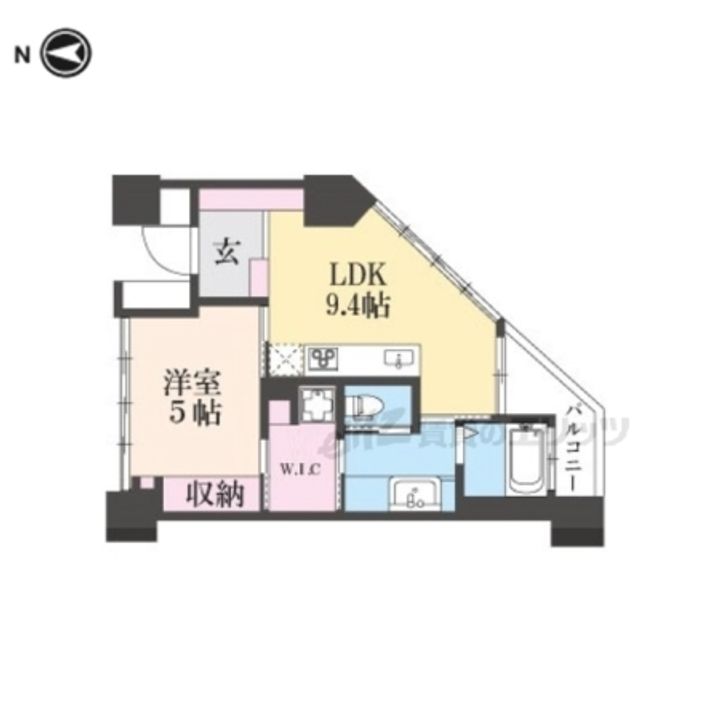 シャリマー西大路の間取り