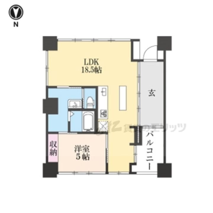 シャリマー西大路の間取り