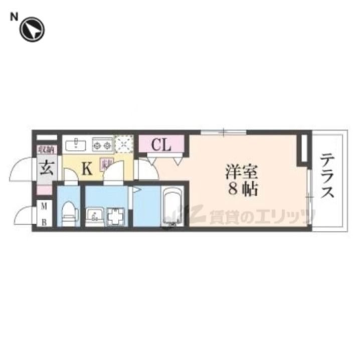 ヒカルサ枚方村野高見台の間取り