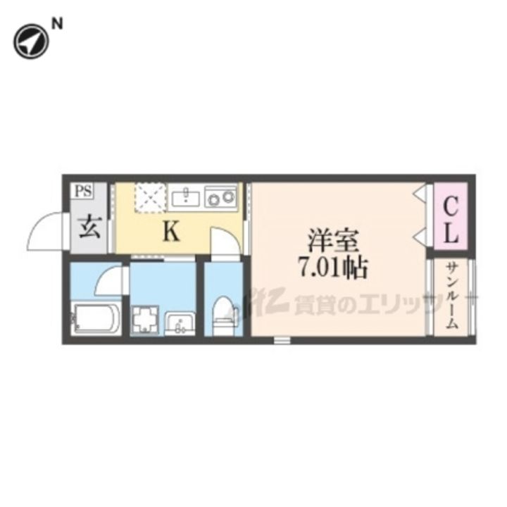 レジーナ105の間取り