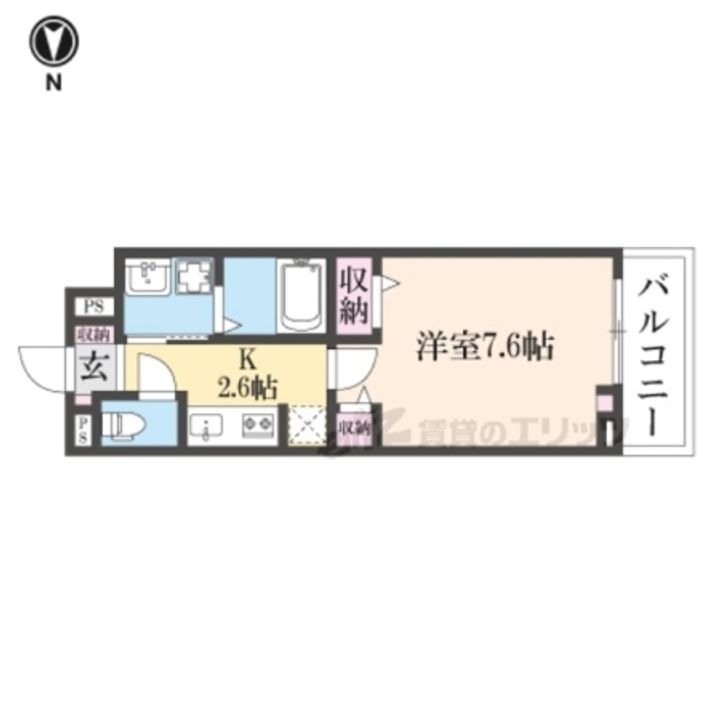 サニーサイド・レオの間取り