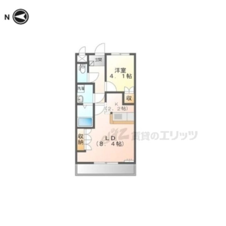 パルウィング東田の間取り