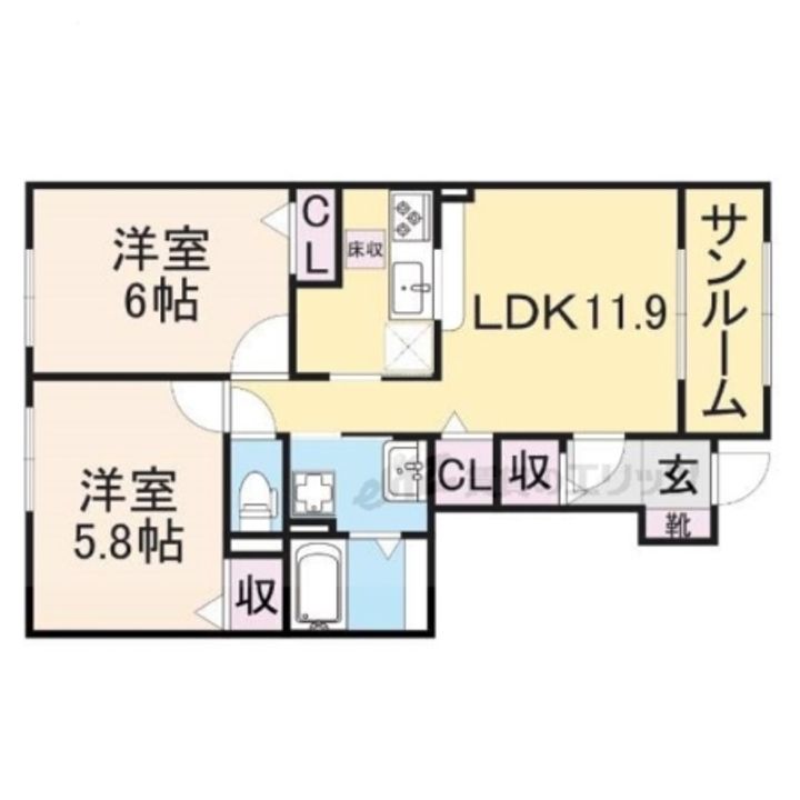 ETERNO・Y?102の間取り