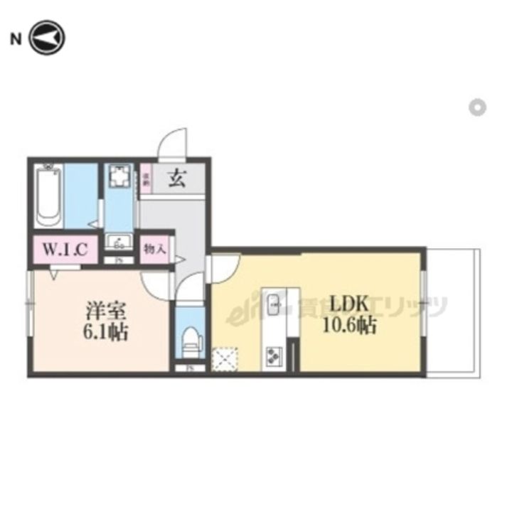 エスタールオーデンの間取り