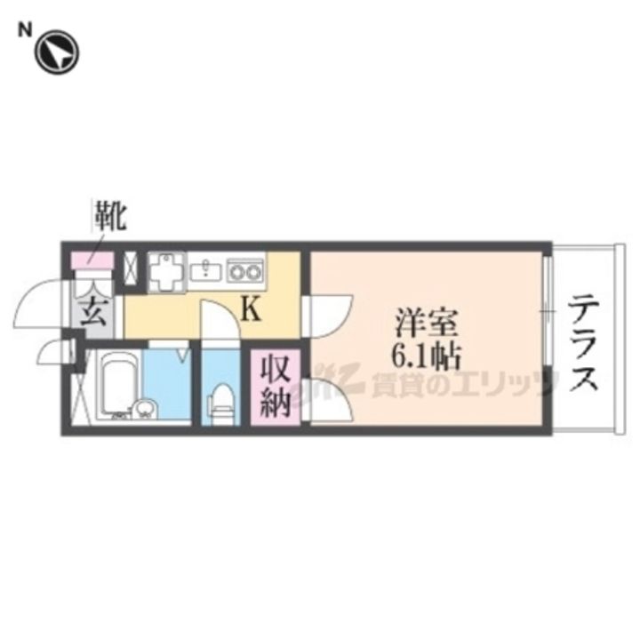 レオパレス武庫南の間取り