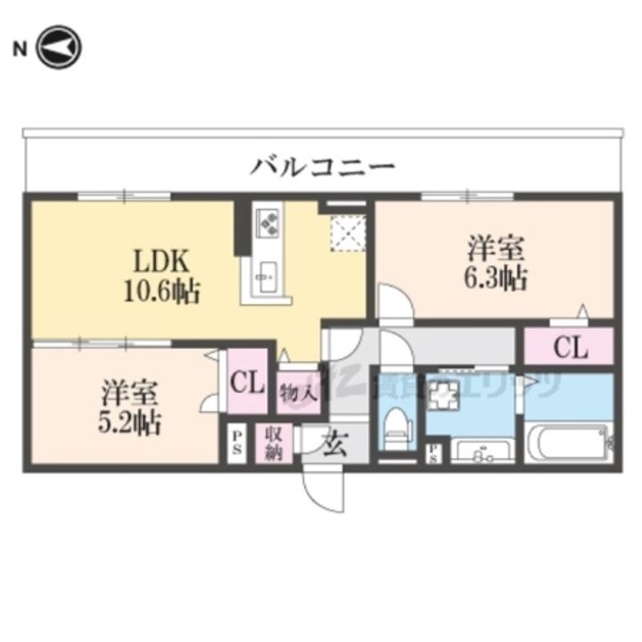 ミルソレアードの間取り