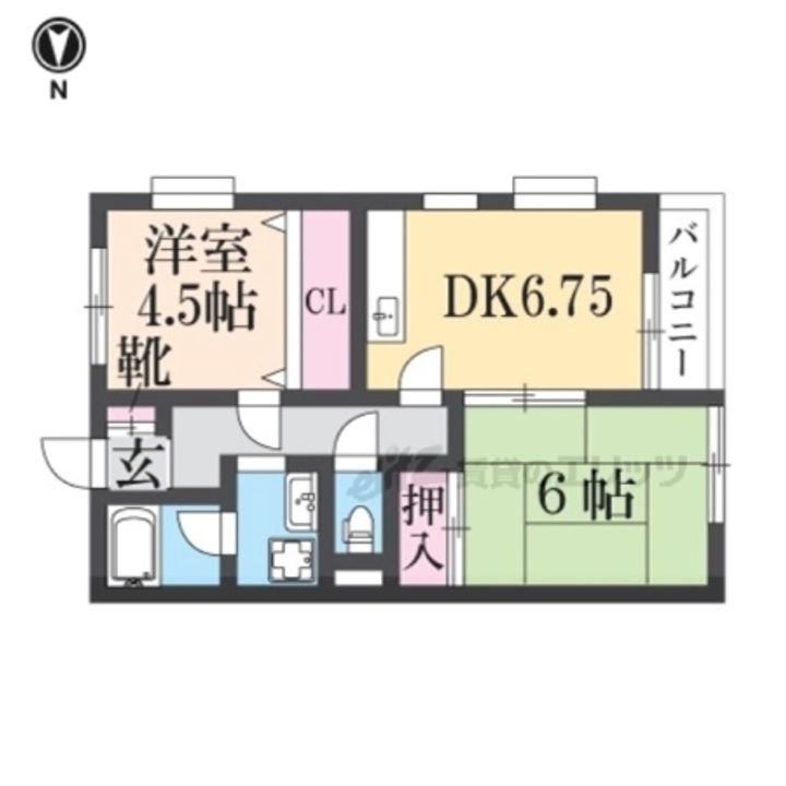 サニーハイツ301の間取り
