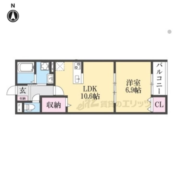 アート星田駅前の間取り