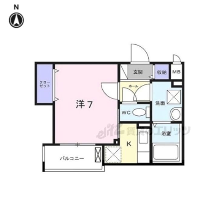 サンレーベ東垣外の間取り