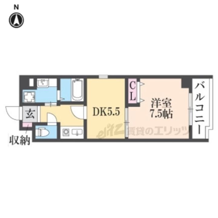 トーシンクレール塚口の間取り
