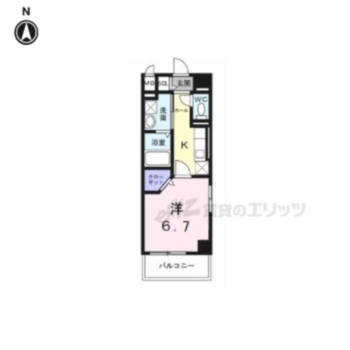 オリエントレジデンス門真殿島町の間取り