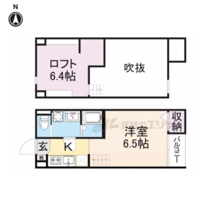 ヴィレッタ若江岩田の間取り
