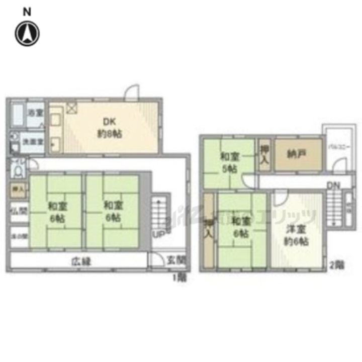 京都府京都市北区紫野今宮町(一戸建)の賃貸物件貸家の間取り