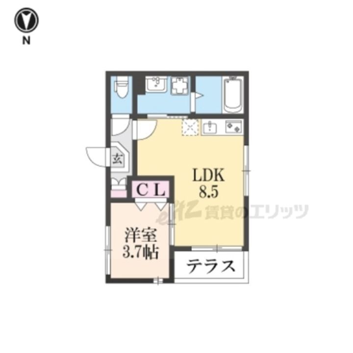 M-COCORU102の間取り