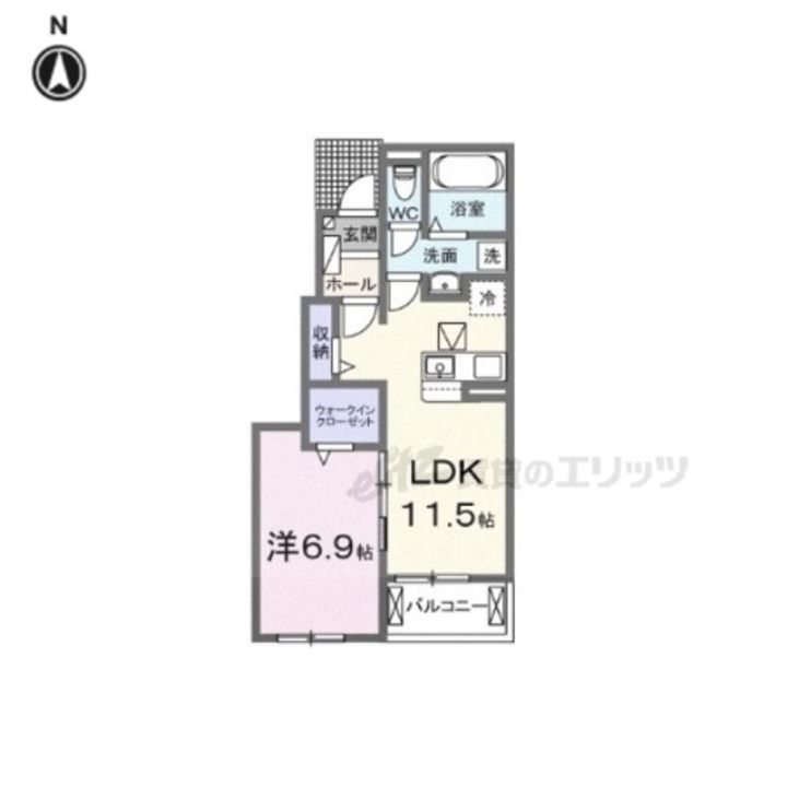 ロジュマン・ボヌール103の間取り