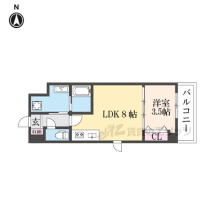 サンフレンドコアの間取り
