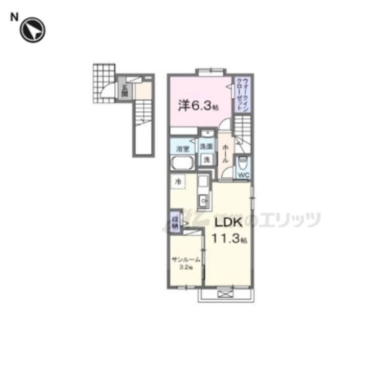 DKエステート守山210の間取り