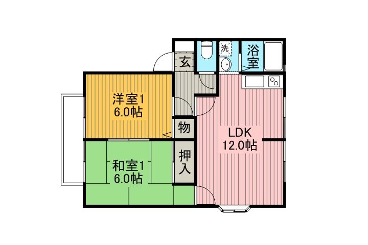 サンライフ中沢の間取り