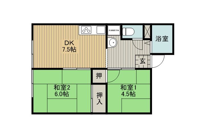メゾン伊東の間取り