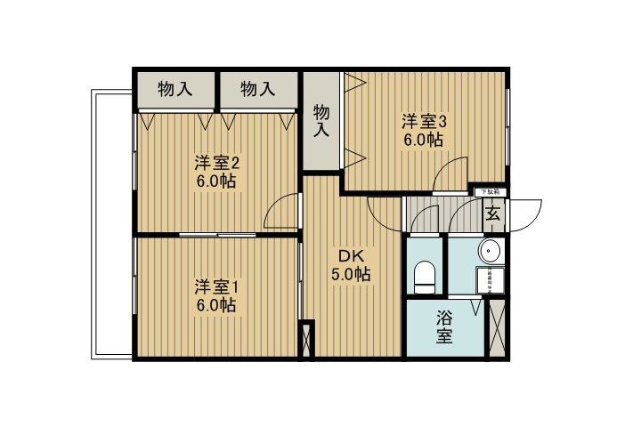 マンショングランヴェール2号館の間取り