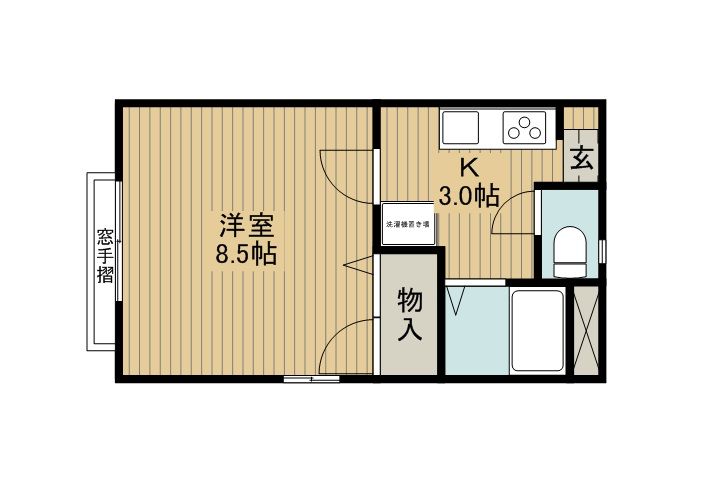ディアスグミの木 B棟の間取り