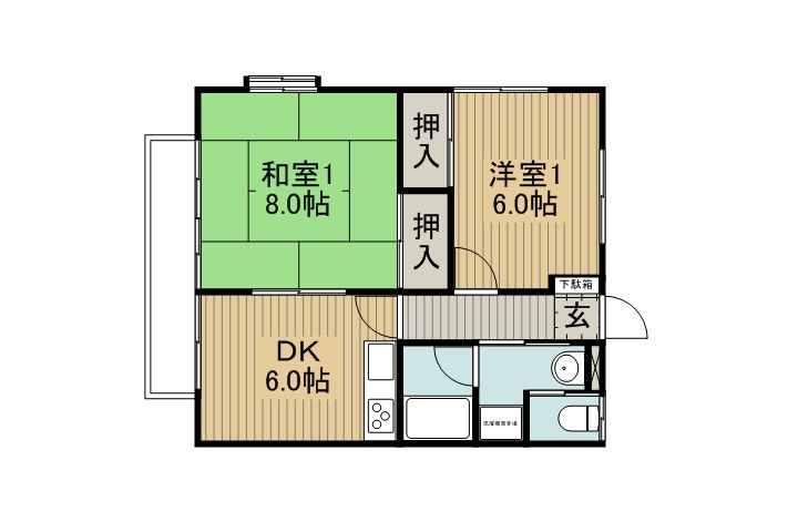 第2宮林ハイツの間取り