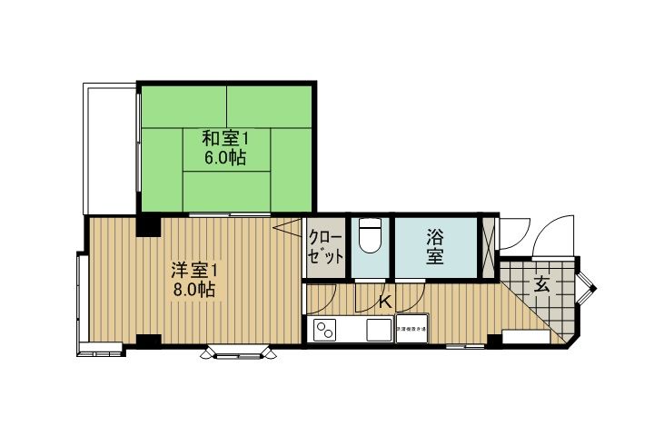 レジデンス923上諏訪の間取り