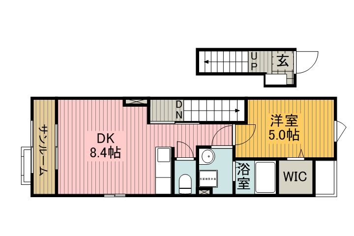 マフィン・トップの間取り