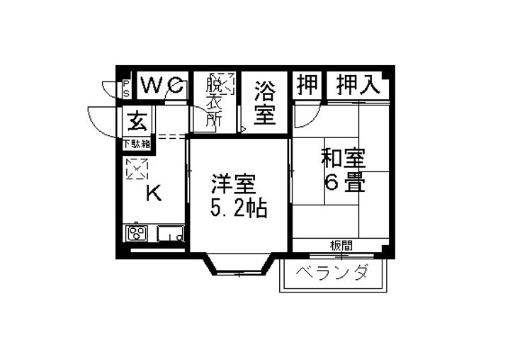 サニーコートⅠ(大東建託)の間取り